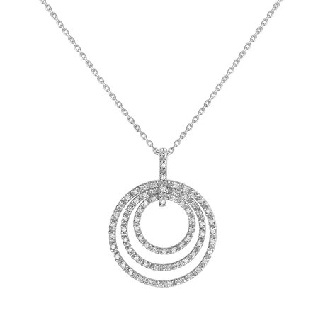 Diamond pendant Attention