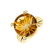 Ring with Citrine and diamonds Graves3