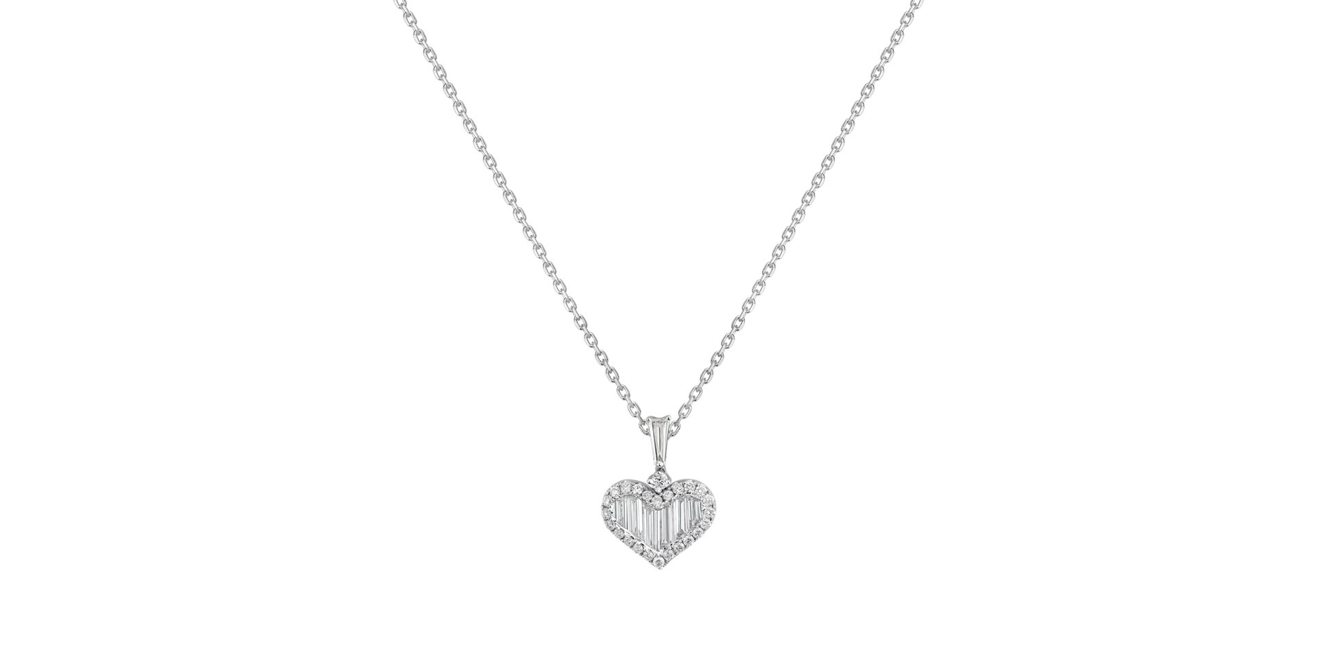 Diamond pendant Love memory
