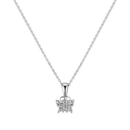 Diamond pendant Glorious Butterfly