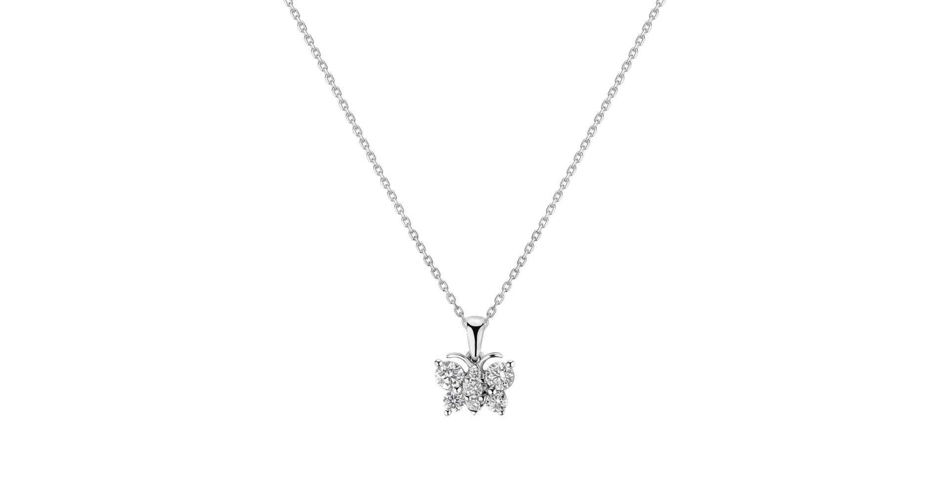 Diamond pendant Butterfly Soul