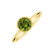 Ring with Peridote Stellar Serenity4