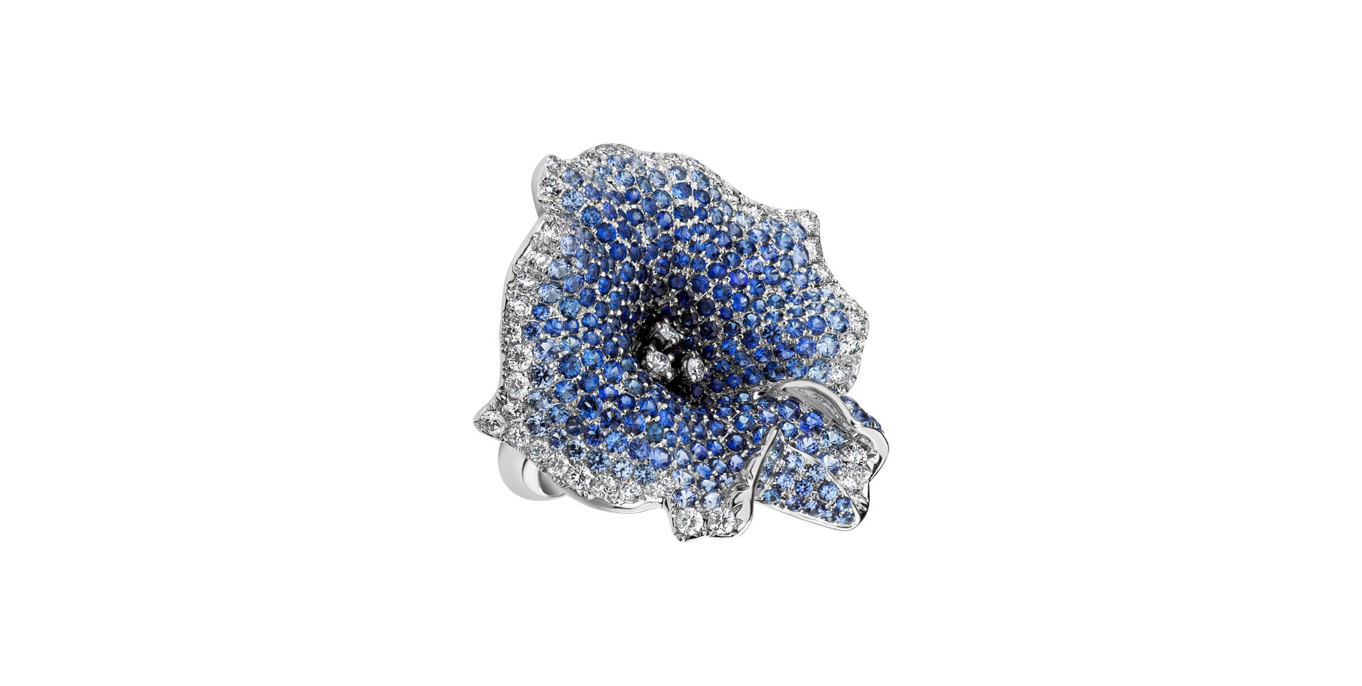 Diamond ring with Sapphire Oceánia