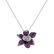 Diamond pendant with Sapphire Space Bloom4