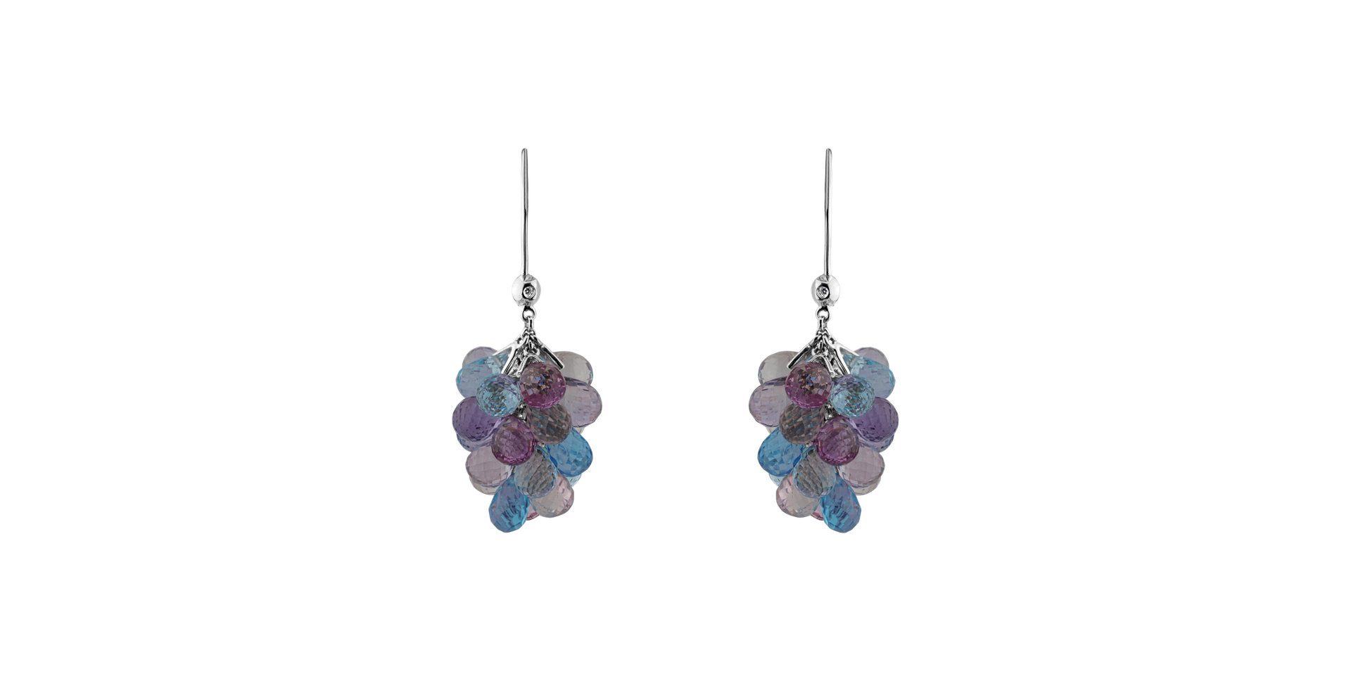 Diamond earrings and gemstones Nucci