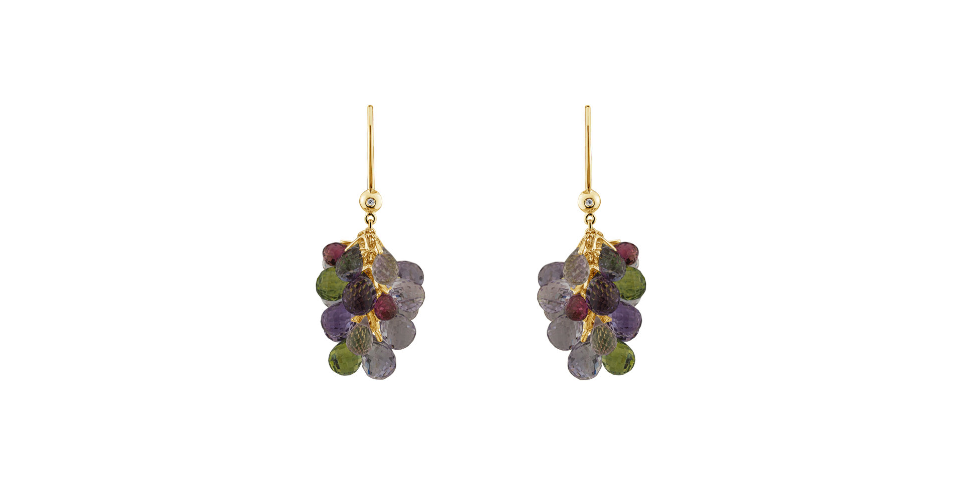 Diamond earrings and gemstones Nucci