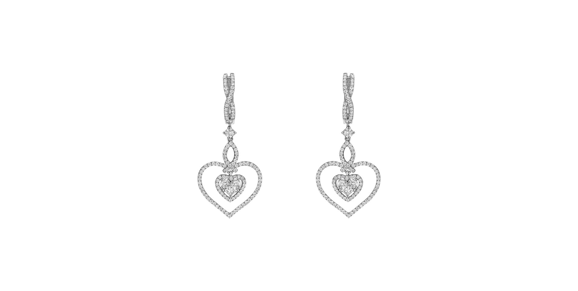 Diamond earrings Highschool Sweethearts