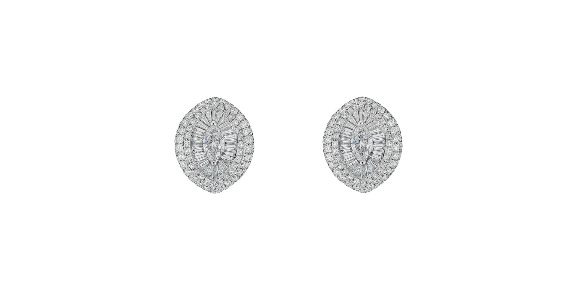 Diamond earrings Antike