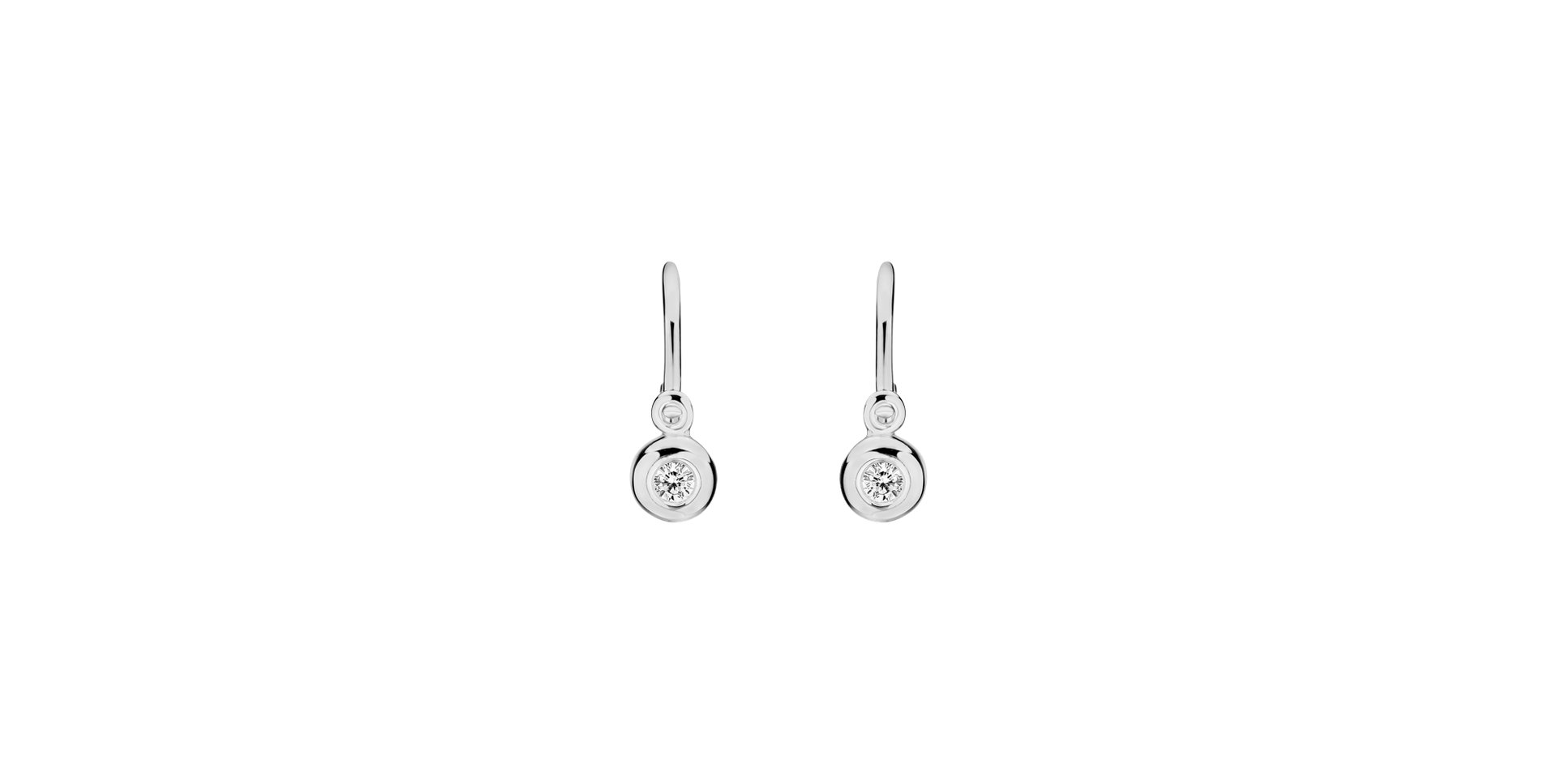 Children's diamond earrings Inesa