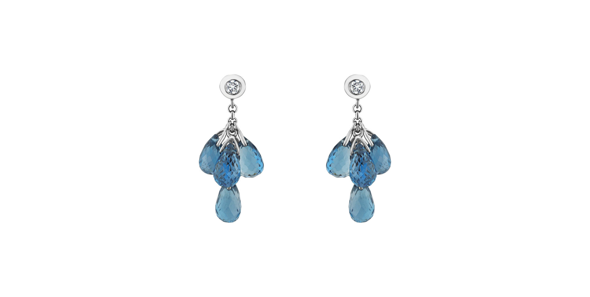 Diamond earrings and Topaz Original Purpose