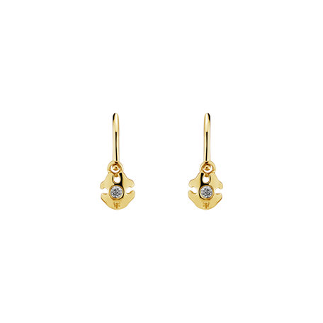 Children's diamond earrings Kira