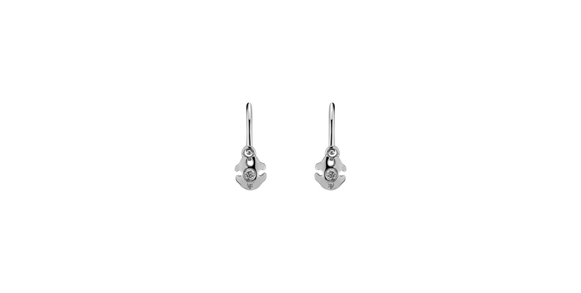 Children's diamond earrings Kira