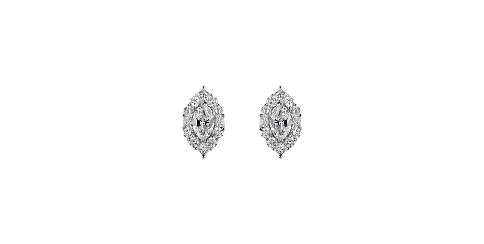 Diamond earrings Rising Opium