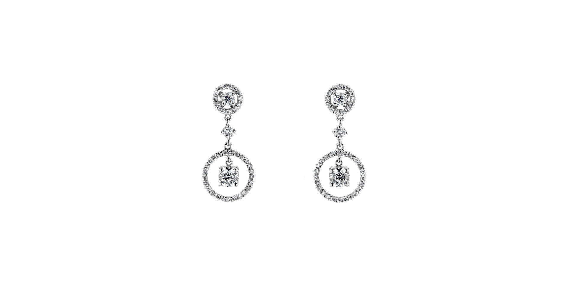 Diamond earrings Luminesce