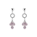 Diamond earrings and Rose Quartz Willoughby4