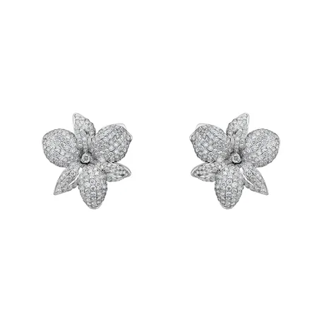 Diamond earrings Mystic Flora