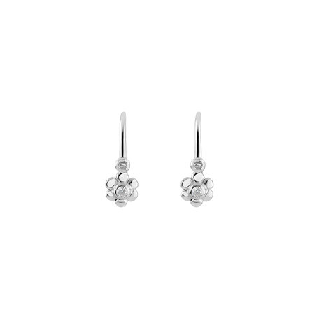 Children's diamond earrings Garden Fairy