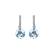 Diamond earrings with Topaz Amirra5
