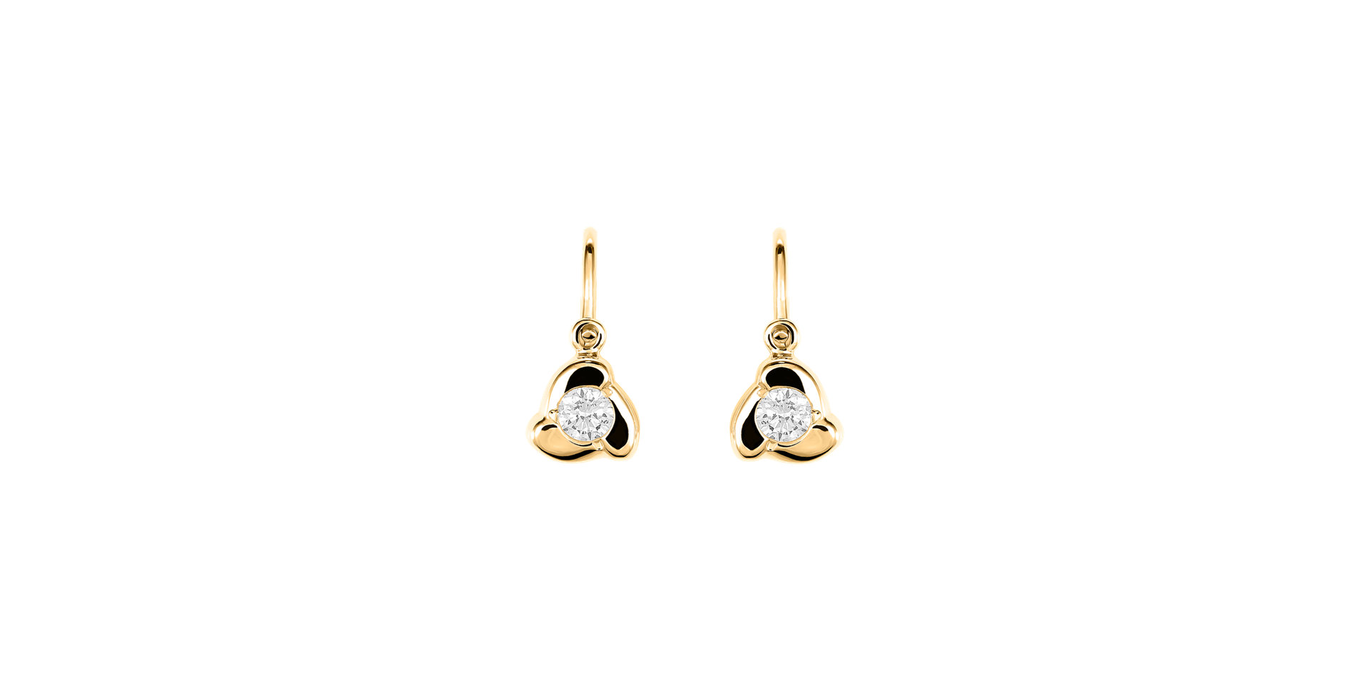 Children's diamond earrings Rose
