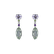 Diamond earrings, Amethyst and Quartz La Lessive5
