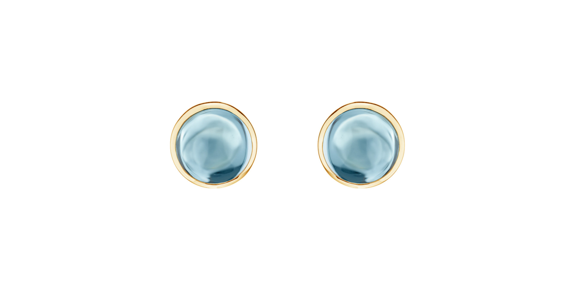Earrings with Topaz Divination Sphere