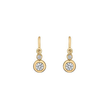 Children's diamond earrings Diamond Beauty