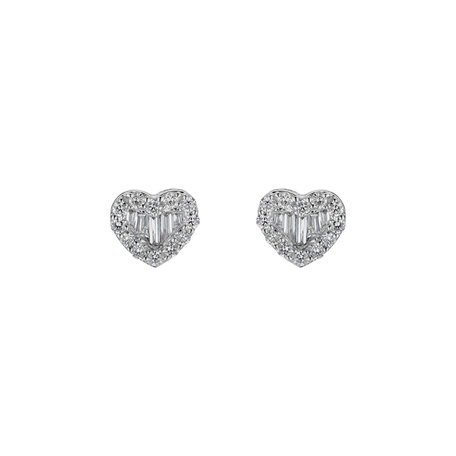 Diamond earrings Endless love