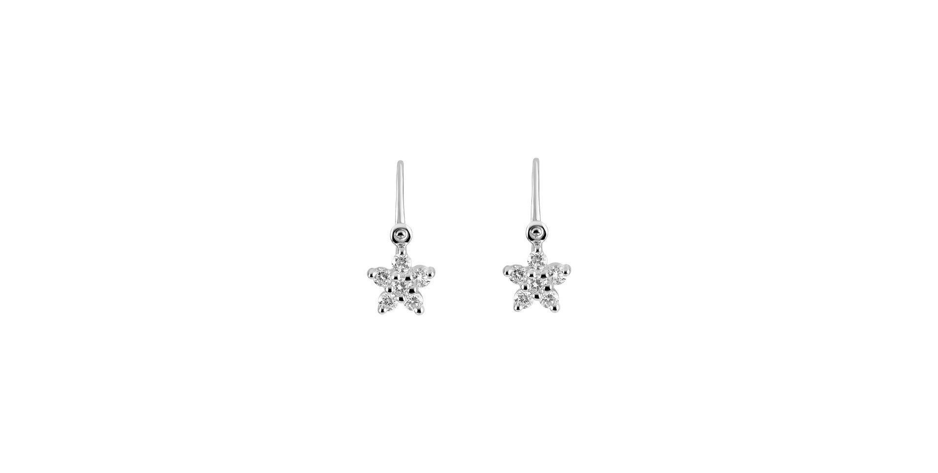 Children's diamond earrings Lovely