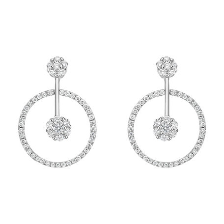Diamond earrings Samina