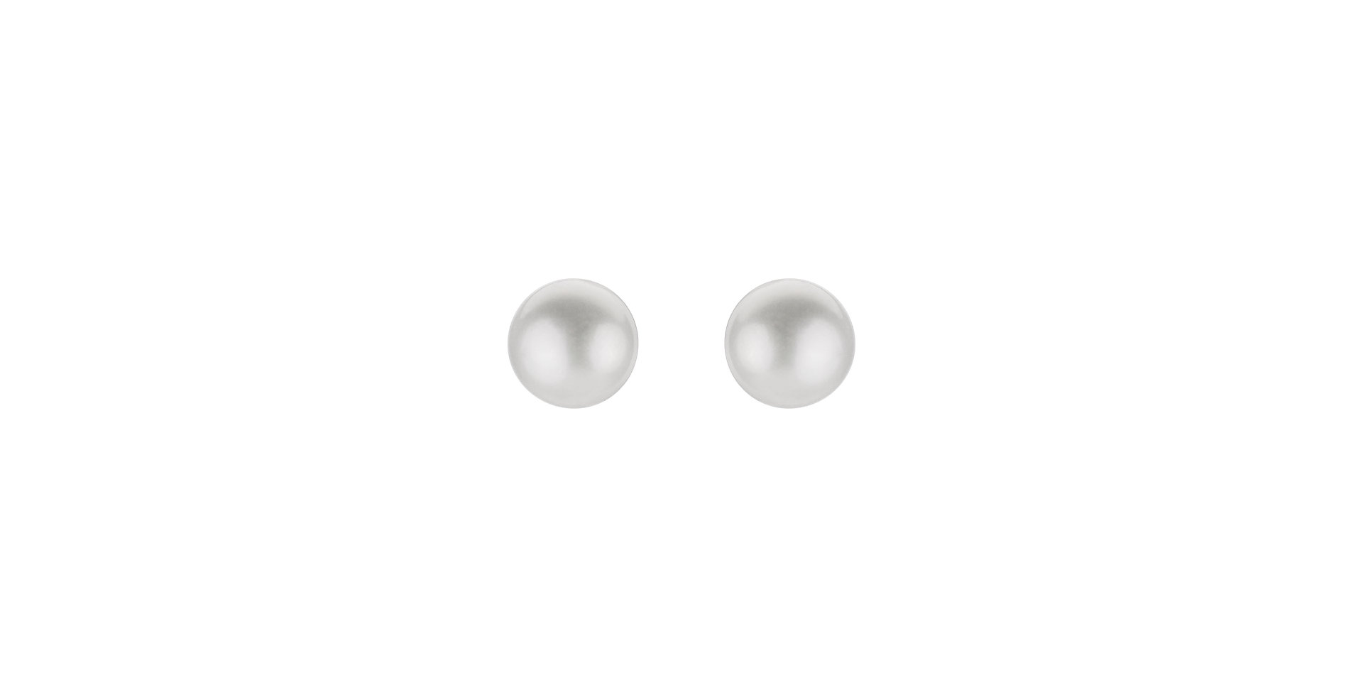 Earrings with Pearl Bianco