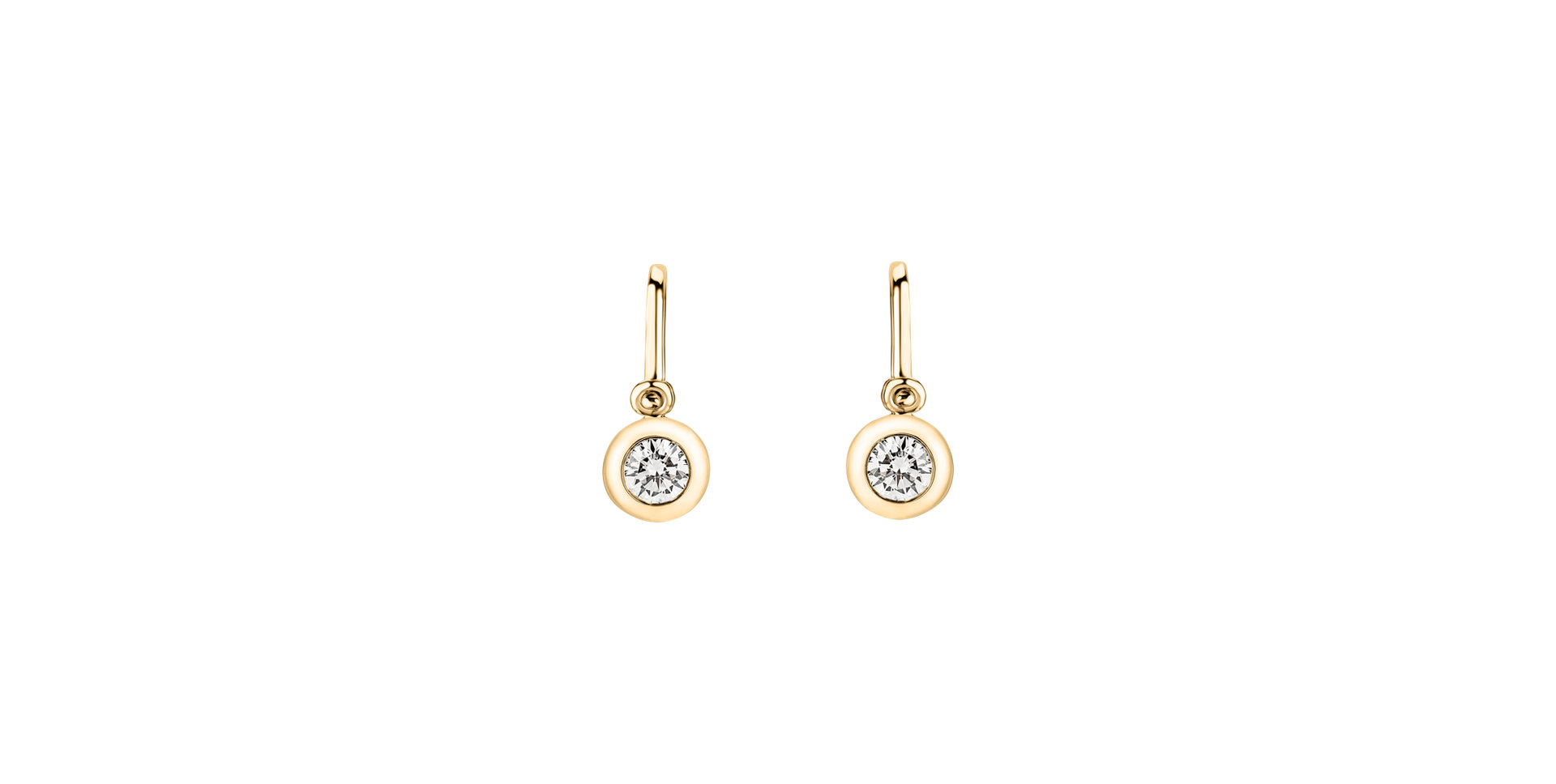 Children's diamond earrings Brilliant Girl