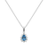 Diamond pendant with Topaz Queen Might3