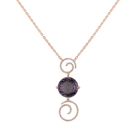 Diamond necklace with Amethyst Unique Membership