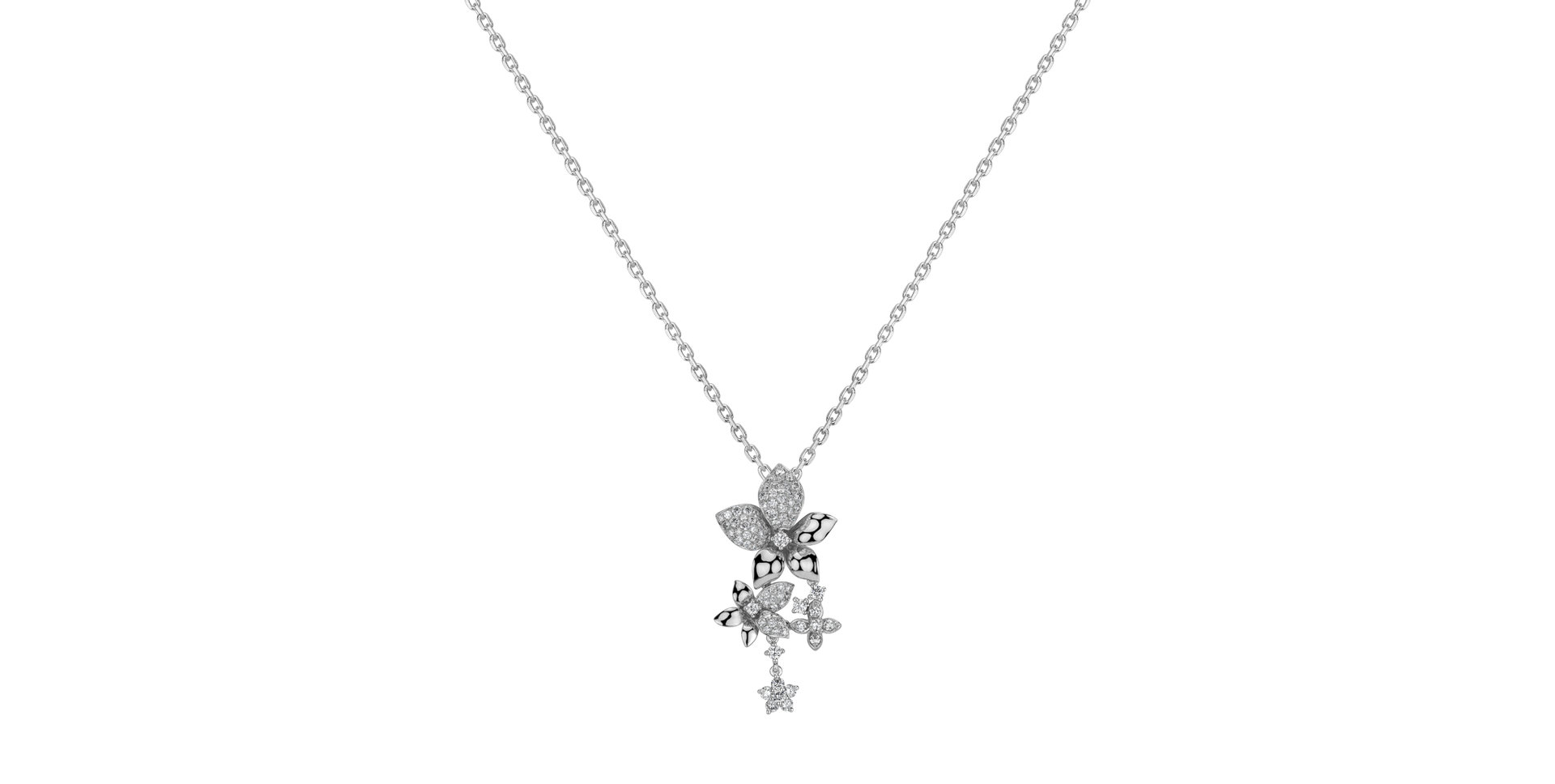 Diamond pendant Celestial Garden