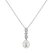 Diamond pendant with Pearl Pearl Eminence3