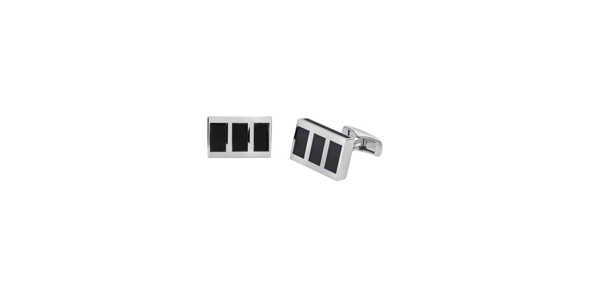 Cufflinks with Onyx Black Aura
