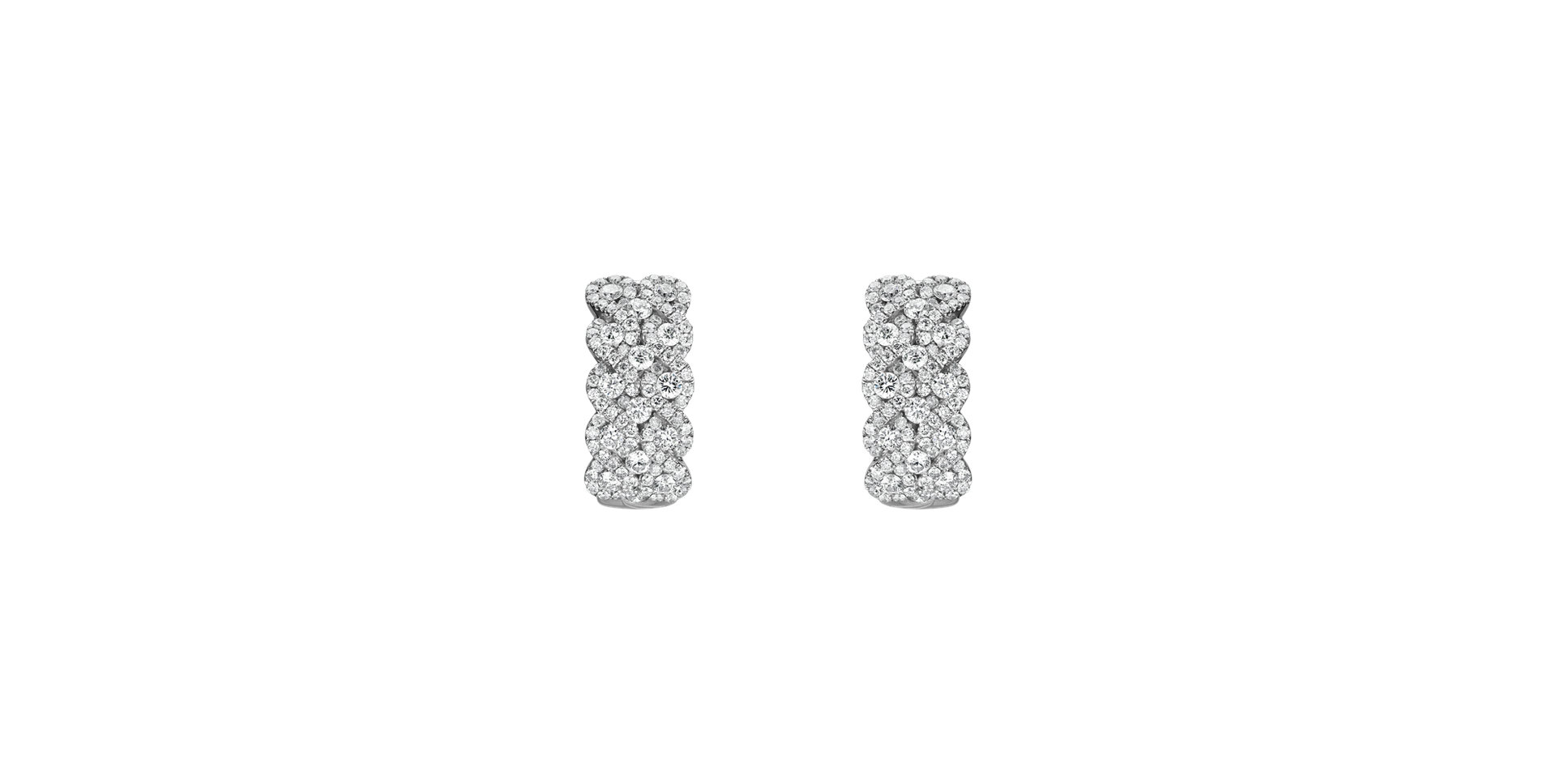 Diamond earrings Shiny Moon