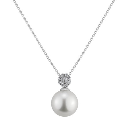 Diamond pendant with Pearl Legendary Vision