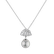 Diamond pendant with Pearl Omniously Calm4
