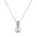 Diamond pendant with Pearl Elegant Reef3
