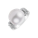 Diamond ring with Pearl Nomi3