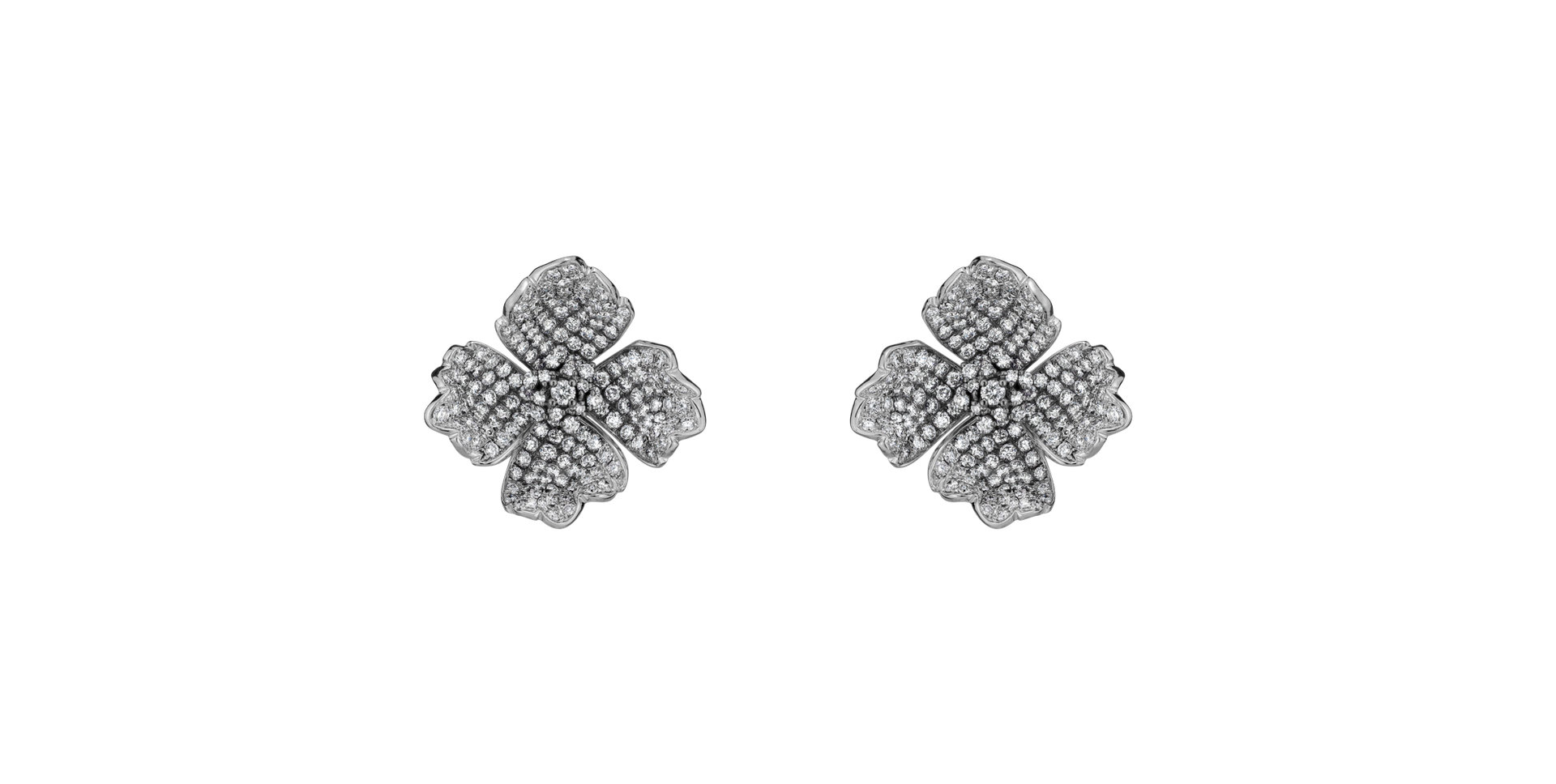 Diamond earrings Queenie Orchid