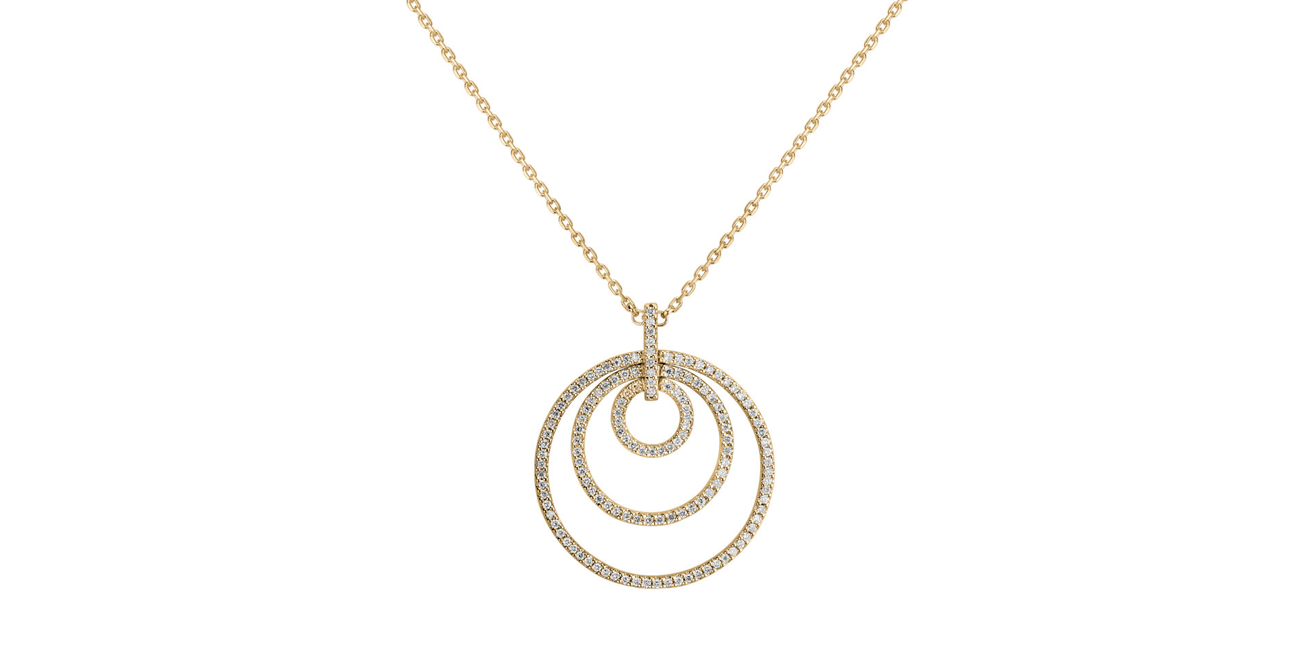 Diamond pendant with necklace Cresswell