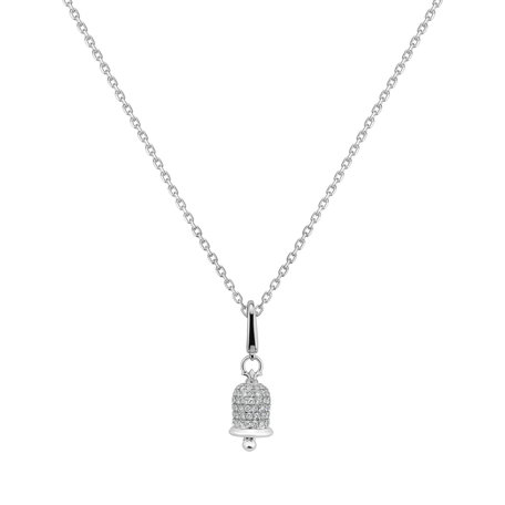 Diamond pendant Bluebell