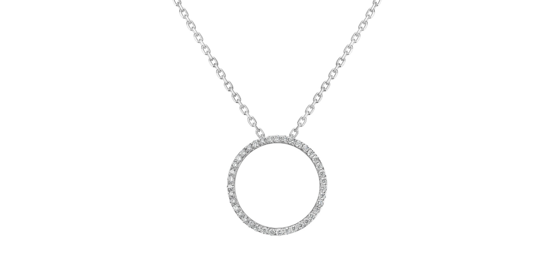 Diamond pendant Exclusive Circle