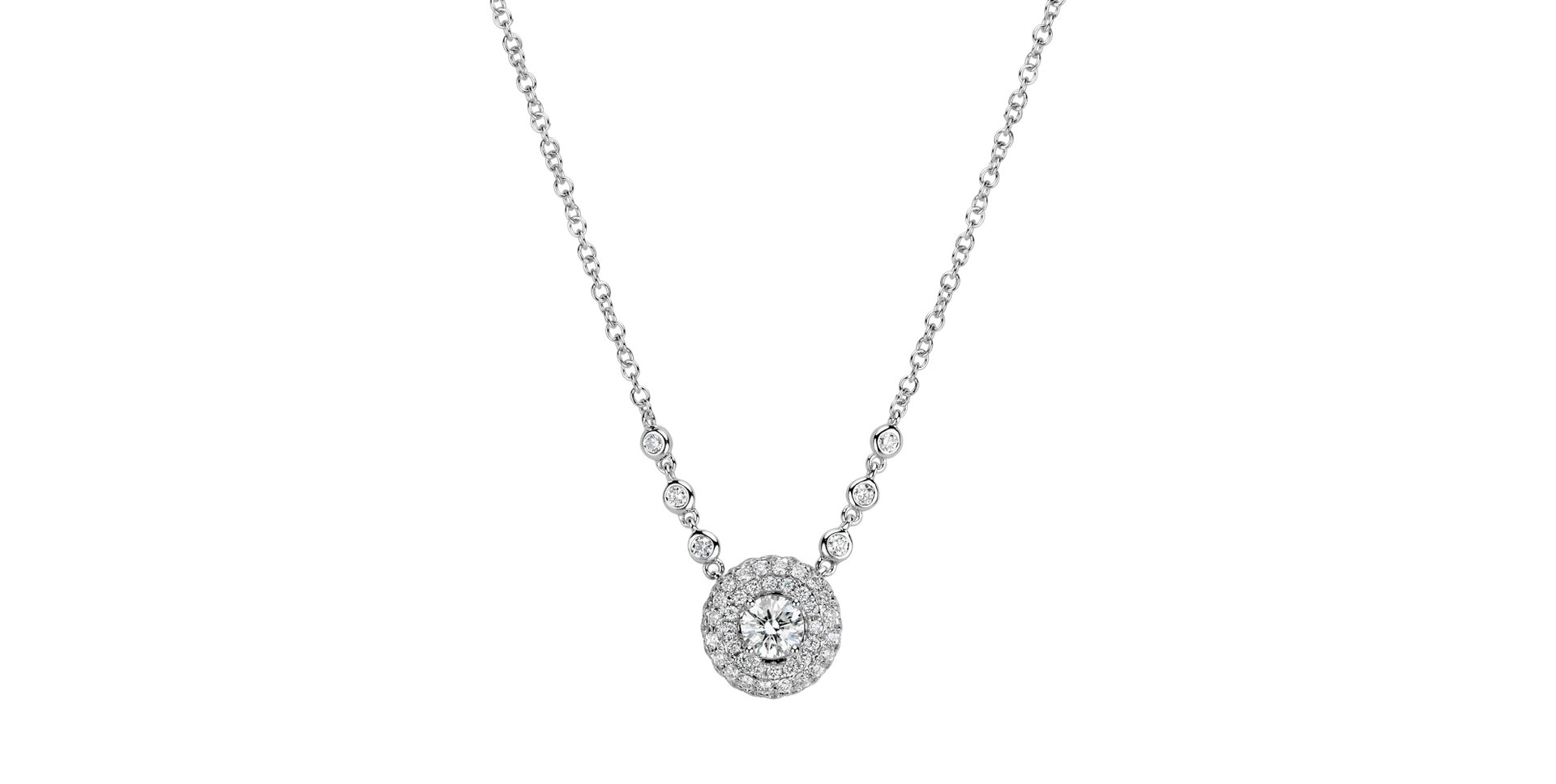 Diamond necklace Sparkling Rain