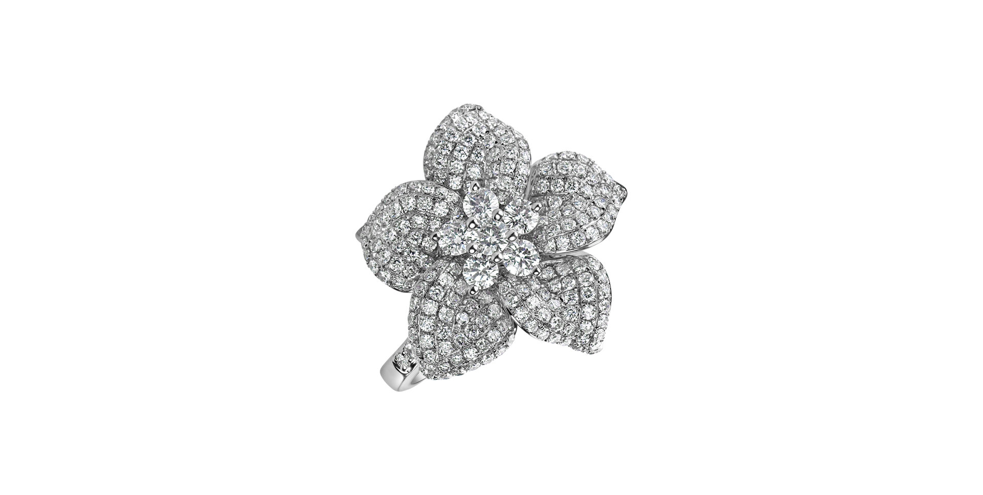 Diamond ring Moonlight Flower