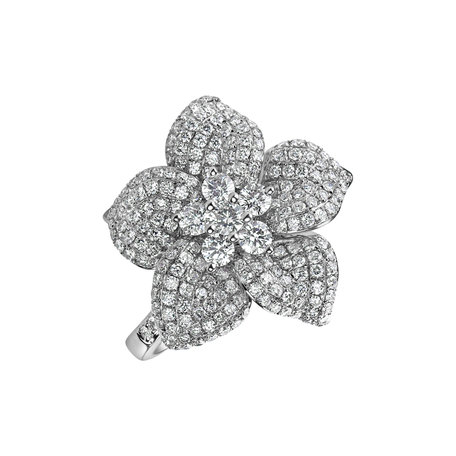 Diamond ring Moonlight Flower