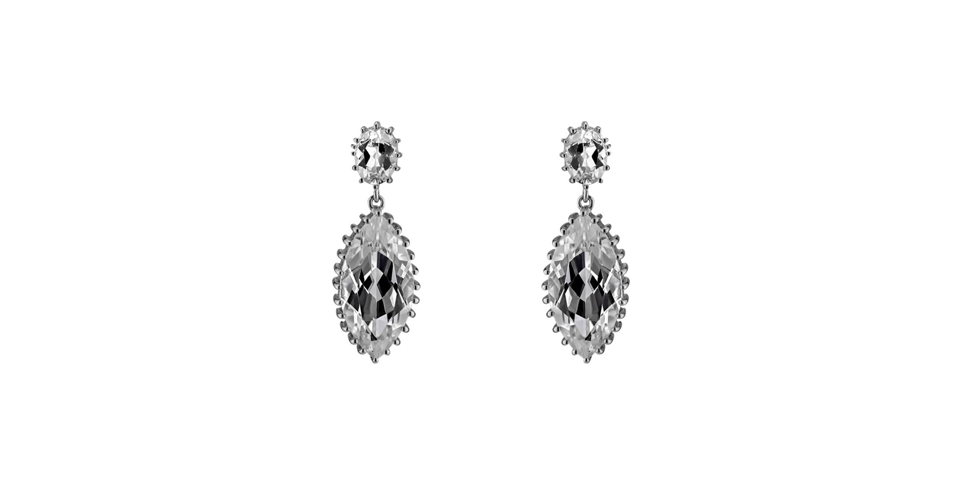 Earrings with Topaz Overnight Express