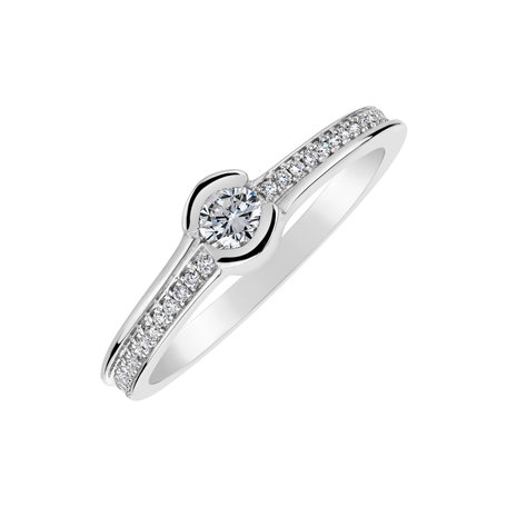 Diamond ring Aurora Glow